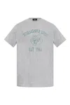 Dsquared2 Heather Grey Crew Neck T-shirt In Gray