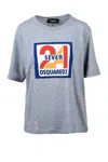 Dsquared2 Heathered Grey T-shirt In Gray