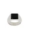 Dsquared2 Silver D2 Hedonism Punk Ring In White