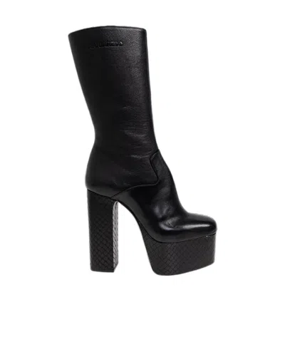 Dsquared2 Platform Ankle Boots In Black