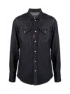 Dsquared2 Hemp Western Denim Shirt