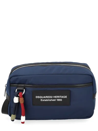 Dsquared2 Heritage Bag In Blue