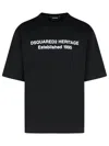 Dsquared2 Short-sleeved T-shirt In Black