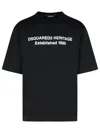 Dsquared2 Short-sleeved T-shirt In Black