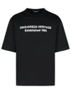 Dsquared2 Short-sleeved T-shirt In Black