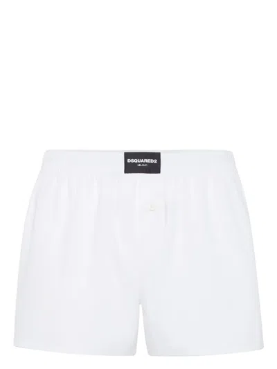 Dsquared2 Heritage Boxers In White