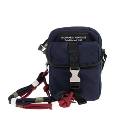 DSQUARED2 DSQUARED2 HERITAGE BUCKLE SHOULDER BAG