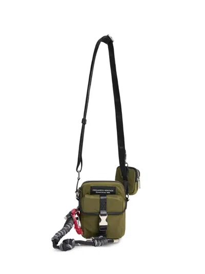 Dsquared2 Heritage Crossbody Bag In Green
