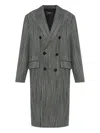Dsquared2 Long Sleeve Coat In Gray