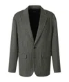 Dsquared2 Herringbone-pattern Blazer In Gray