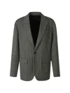 Dsquared2 Herringbone-pattern Blazer In Gray