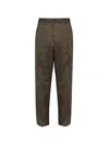 Dsquared2 Herringbone-pattern Trousers In Brown