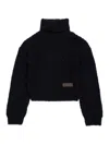 Dsquared2 High Collar Shirt In Black