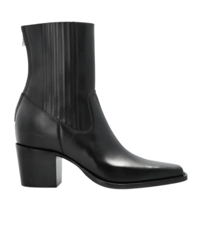 Dsquared2 High-heeled Ankle Boots In Black
