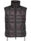 Dsquared2 High-neck Padded Vest In Black