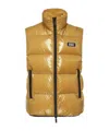 Dsquared2 High-neck Padded Vest In Brown