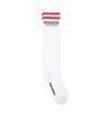 Dsquared2 High Rib Socks In White