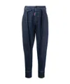 Dsquared2 High-rise Balloon-leg Jeans In Black