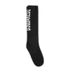 Dsquared2 High-tube Terry Socks In Black