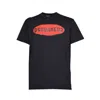 Shop Dsquared2 High Voltage T-shirt In Black Cotton