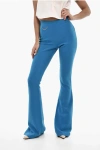 Dsquared2 High Waist Boot Cut Pants With Chain