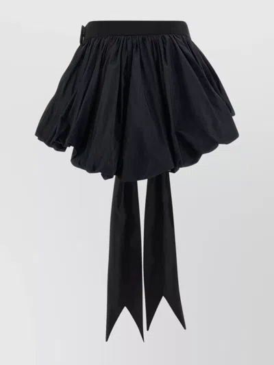 DSQUARED2 HIGH WAIST RUFFLED SKIRT BOW DETAIL