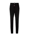 Dsquared2 Honey High-waisted Twiggy Denims In Black
