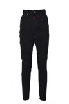 Dsquared2 High Waist Twiggy Jeans In Black Denim
