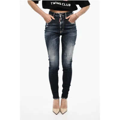 Dsquared2 High Waist Twiggy Slim Fit Jeans