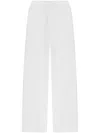Dsquared2 High-waist Wide-leg Trousers In White