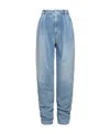 Dsquared2 High-waisted Boxy Jeans In Blue