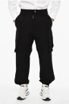 Dsquared2 High Waisted Cargo Pants With Zip Details