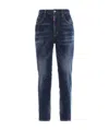 Dsquared2 High-waisted Jeans In Blue