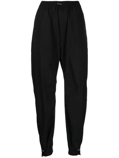 Dsquared2 High-waisted Tapered Trousers In Black
