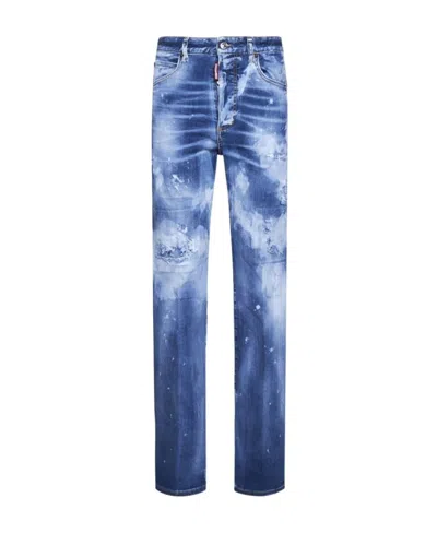 DSQUARED2 DSQUARED2 HIGH-WAISTED DISTRESSED JEANS