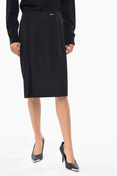 Dsquared2 High-waist Skirt In Black