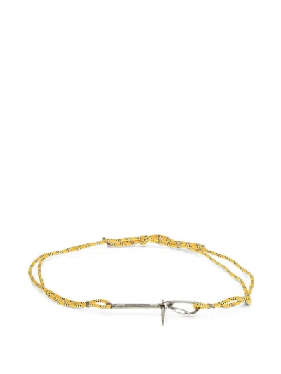 Dsquared2 Hike Carabiner-fastening Rope Yellow Belt