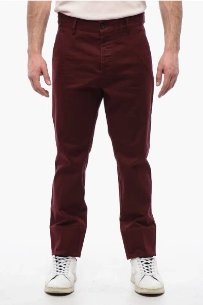 Dsquared2 Hockney Fit Pants In Red