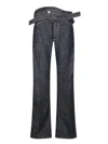 Dsquared2 Dsquared Blue Denim Dsquared X Magliano Butch Jeans In Black