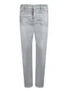 Dsquared2 Straight Skater Jeans In Gray