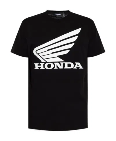 Dsquared2 Honda-print T-shirt In Black
