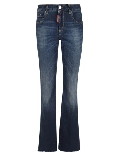 Dsquared2 Honey Mw Flare Jeans In Denim