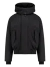 Dsquared2 Giubbino Techno Down Bomber In Nylon In Black
