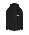 Dsquared2 Hooded Casual Jacket In Black