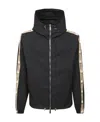 Dsquared2 Hooded Casual Jacket In Black