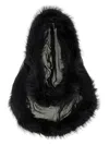 Dsquared2 Hooded Collar Scarves And Foulards Black In Black