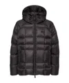 Dsquared2 Quilted Puff Coat With Hood And Relaxed Fit In Black