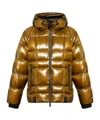 Dsquared2 Logo-patch Down Jacket In Brown