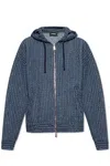 Dsquared2 Hooded Jacket In Blue