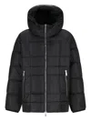 Dsquared2 Men 3d Long Nylon Down Jacket In Black